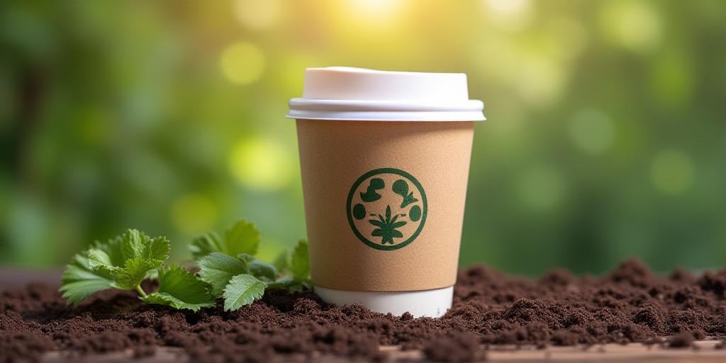 Vaso compostable ecológico